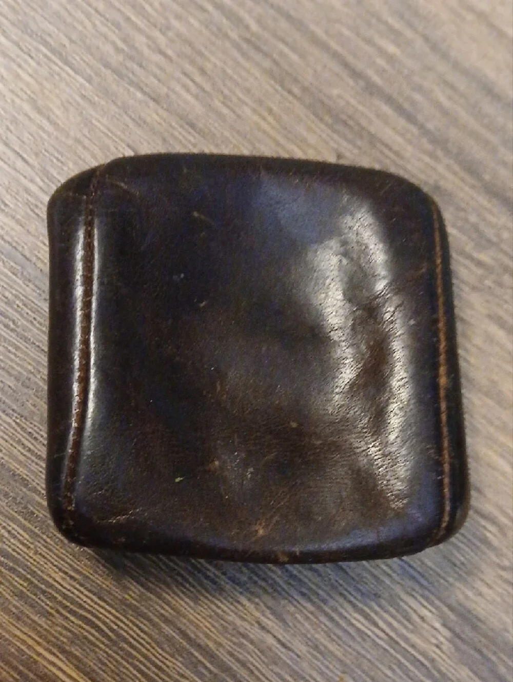 Vintage Men's Brown Leather Coin Wallet - Unbranded